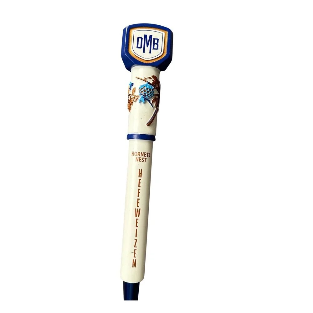 Olde Mecklenburg Brewery OMB Hornets Nest Hefeweizen Beer Tap Handle Barware